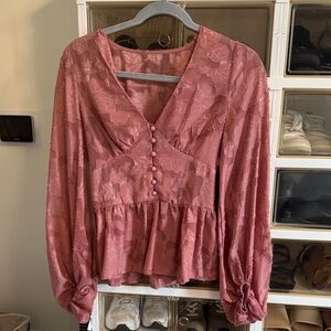 Elegant Pink Blouse